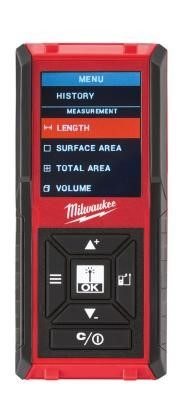 Milwaukee laser tape deals measure